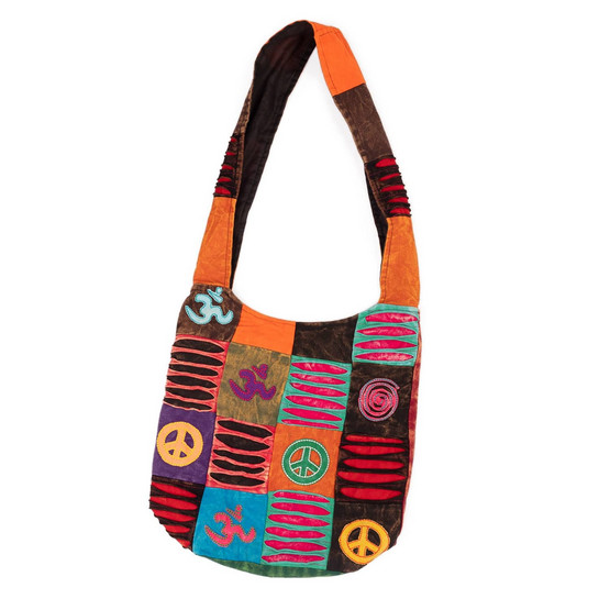 Tree of Life Art Bag Colorful Hobo Bag Purse Hippie Bag 