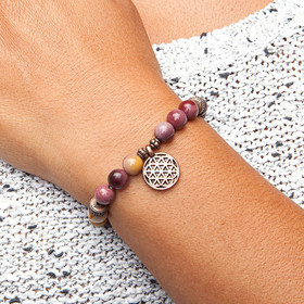Mala bracelet - Yolk stone