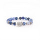 Mala bracelet - Blue Agate