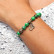 Mala bracelet - Green Imperial Turquoise