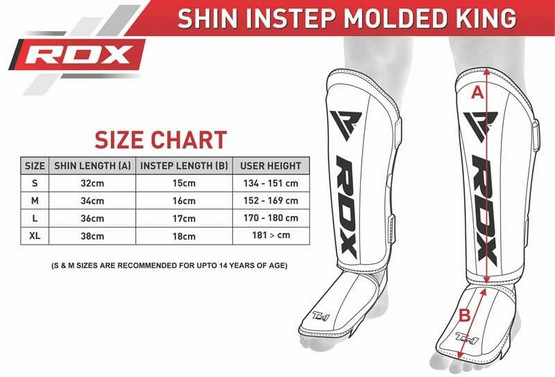 RDX T1 Leather Shin Instep Guards