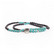 Mala Long Bracelet - Turquoise and Black Agate, M-size