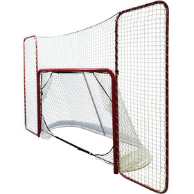 Junior Ice Hockey Goal with Safety Nets and Corner Pouches
