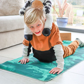 Kids Yoga Mat, Jurassic Jungle