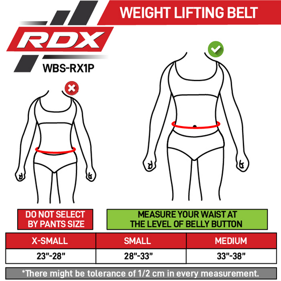 RDX Nylon Weightlifting Belt for Women –