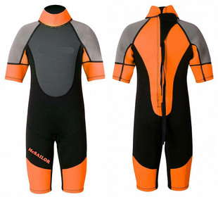 Wetsuit for Kids, short-sleeve