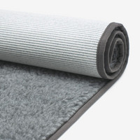 Yoga Mat, Merino Wool, Dark Grey