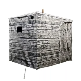 Sauna Tent, log pattern