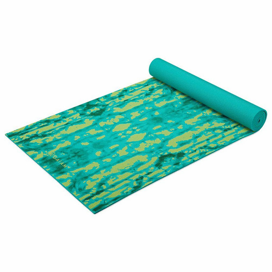 Gaiam Metallic Sun & Moon Reversible Premium Yoga Mat, 6 mm –