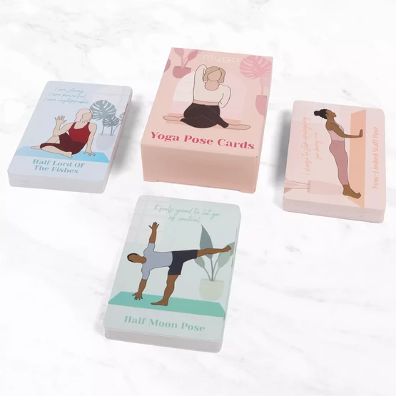 Affirmation Yoga Pose Cards –