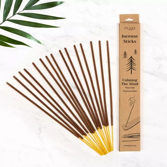 Teakwood & tobacco incense sticks Set of 15