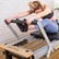 A8 Pro Pilates Reformer + High Legs 64 cm for rehabilitation.
