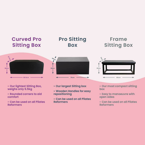 Align Pilates  Curved Pro Pilates Reformer Sitting Box –