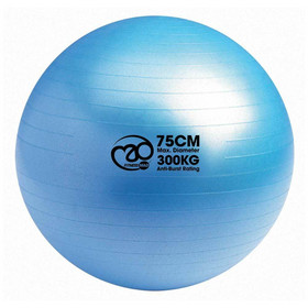 Fitnesspallo, 75 cm, 300 kg, sininen