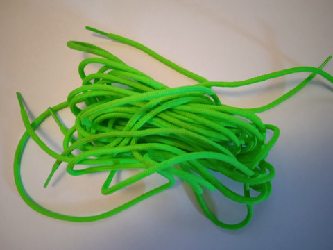Kengännauhat, Bleyer, Neon vihreä, 130 cm