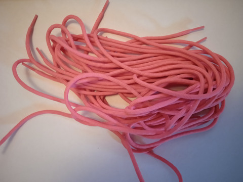 Kengännauhat, Bleyer, Neon rosa, 130 cm