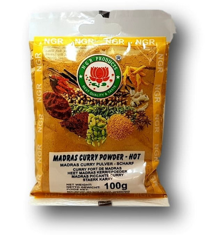 Tulinen Madras curry jauhe