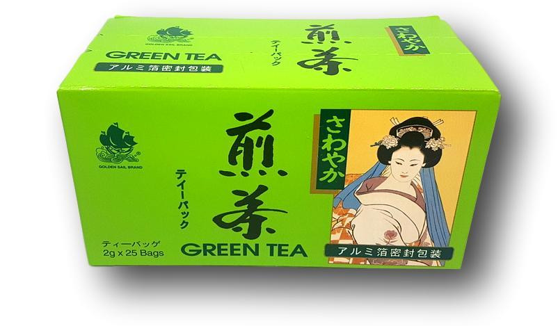 Trà xanh túi lọc (Genmaicha Tea bag) Nhật Bản Thực Phẩm Trà Nhật Bản