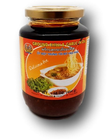 Ground Chili Garlic Oil 454 g