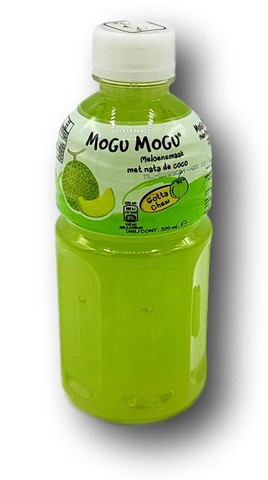 Melon flavored drink with coconut jelly