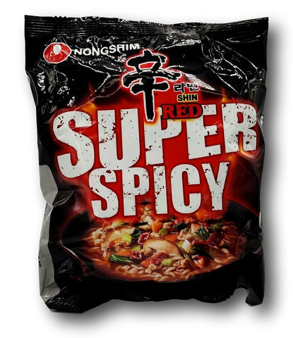 Shin Red Super Spicy Instant Noodles 120g