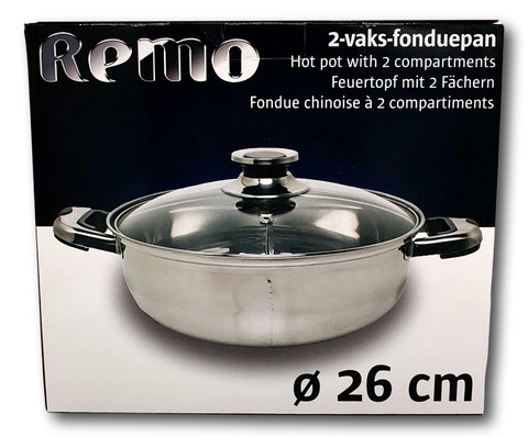 S/S Fondue Pan 2 side