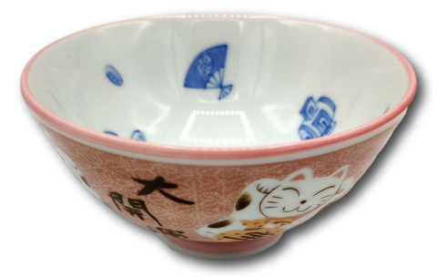 Japanese Bowl Cat 11.2 x 6 cm