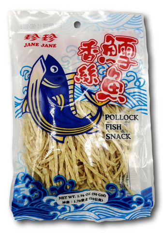 Jane Jane Pollock Fish Snack 50g