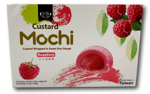 Custard Mochi Raspberry Flav. 168g