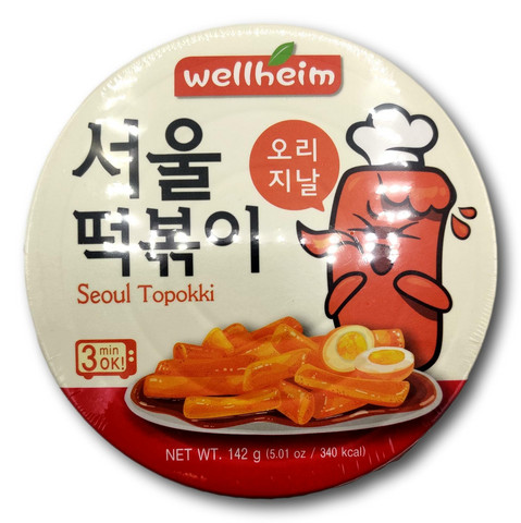 Nonghyup Wellheim Seoul Topokki Original Spicy Flavour 142g