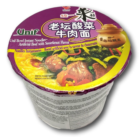 Unif Beef w/pickled vegetables Noodle 125g