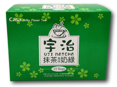 Casa Uji Matcha Milky Fl Green Tea 15x25g
