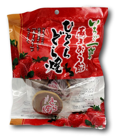 Ichiei Food Dorayaki Cake Strawberry Flav 145g