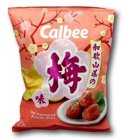 Calbee Ume Flavoured Potato Chips 70g