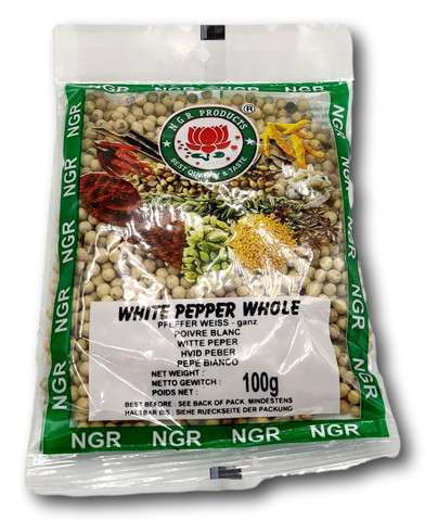 NGR White Pepper (Whole) 100g