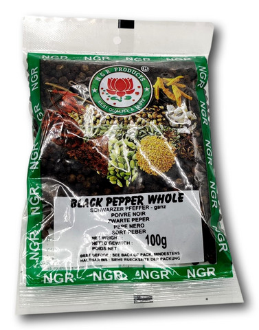 NGR Whole Black Pepper  100 g