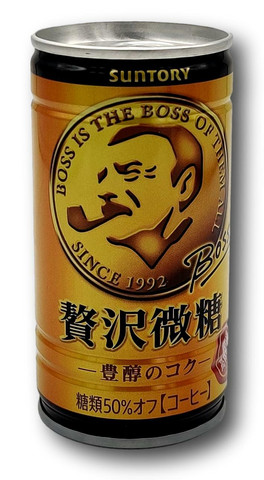 Suntory Kahvijuoma Vähemmän sokeria 185ml