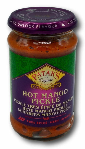 Pataks Hot Mango Pickle 283g - Upbeat Intl. Trading Oy