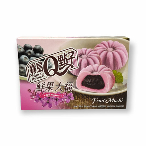 Q Brand Fruit Mochi Blueberry 210g