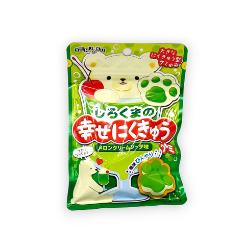 Senjaku Ame Hompo Nikukyu Gumi Melon Cream Soda Candy 32g