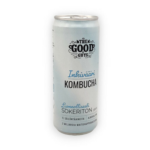 The Good Guys Kombucha ginger sugar free 0.33l