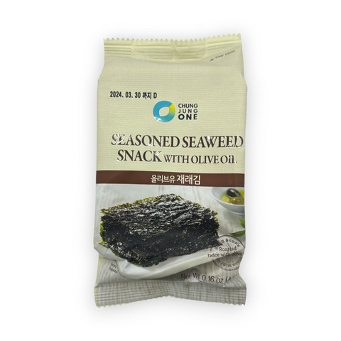 CHUNG JUNG ONE Seaweed snack with Olive Oil  4,5g