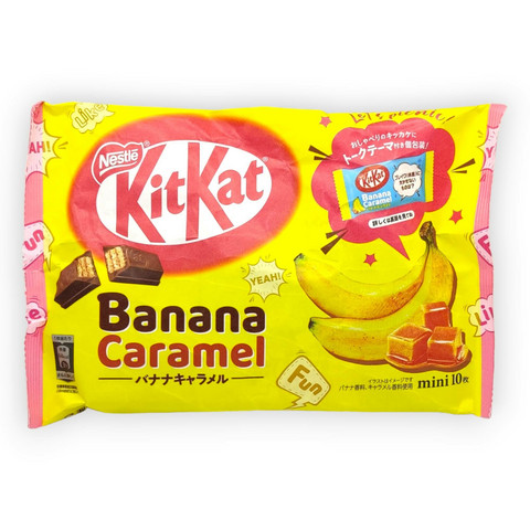 Nestle KitKat Banana Caramel Chocolate Wafers 116g
