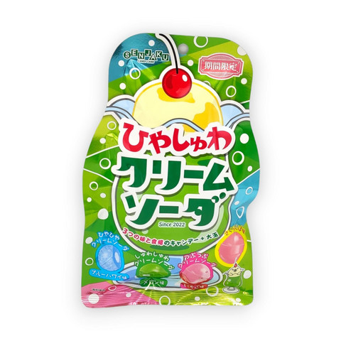 Senjaku Ame Hompo Ramune Candy Melon Soda Flav 75g