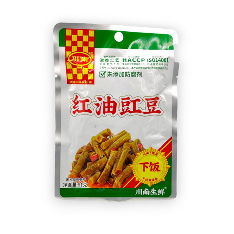 Chuannan SweetSour Cowpea with Chili Oil 81g