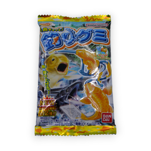 Bandai Fish Sahped sooda & Oranssi kuminen karkki 14g