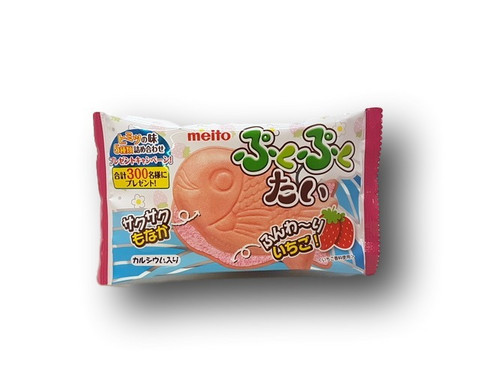 Puku Puku Taiyaki Fish Shaped Wafer Strawberry