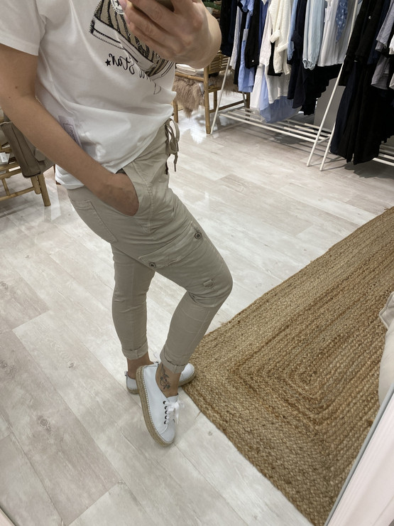 INEZ JOGGERI BEIGE