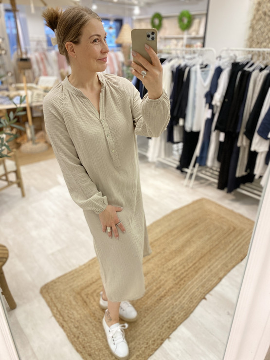 MELANIE PUUVILLAMEKKO BEIGE