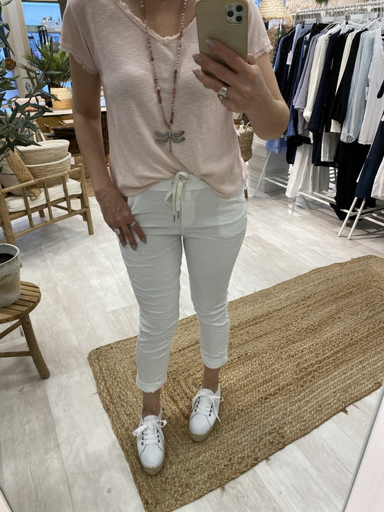 SWEET JOGGERI VALKOINEN
